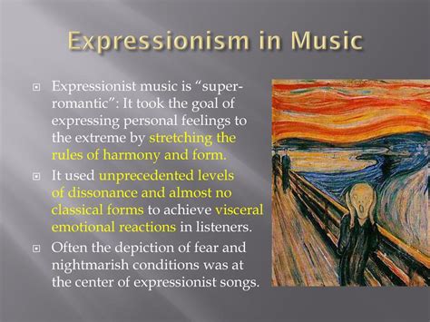 expressionism music definition and the emotional expression in music