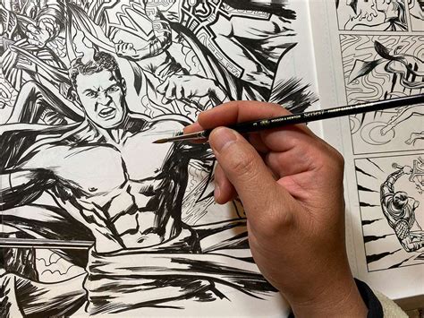 how to ink comics: exploring the art of storytelling through inking techniques