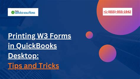 How to Print W3 in QuickBooks Desktop: A Comprehensive Guide